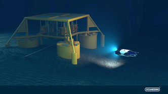 Rekker langt: Mens ROV-ene er avhengig av kabel og sanntidskontroll, er den nye fancy modellen, Freedom, autonom og helelektrisk. Den kan operere med en rekkevidde på minst 200 km, under ideelle forhold opp til 400 km. Illustrasjonsfoto:  Oceaneering