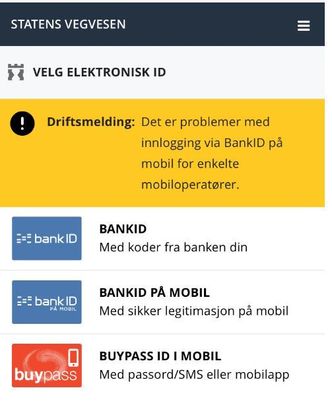 BankID fungerte ikke for alle tirsdag formiddag. Foto: Skjermdump