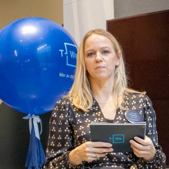 Endelig: Leder for TV og bredbånd i Telenor, Camilla Amundsen, kan endelig presentere en skikkelig programvareplattform til TV-boksen de lanserte tidlig i år. Foto: Odd R. Valmot