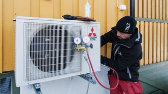 Varmepumper kan dekke mye av oppvarmingsbehovet i europeiske bygg. Bilde: Mitsubishi Electric