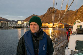 Også Natur og Ungdom skal aksjonere mot boreriggen West Hercules, her ved leder Gaute Eiterjord. Foto:  Jørgen Næss Karlsen, Natur og Ungdom