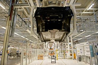 Et ID. 3-karosseri er på vei i fabrikken. Foto: Mathias Klingenberg