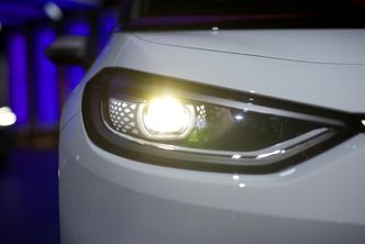 LED-lysene på ID3 hilser deg velkommen. Foto: Mathias Klingenberg