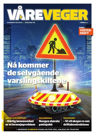 Forsiden av Våre Veger nummer 8.