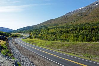Fra parsell 6, strekningen Messingslett–Storvoll. Foto:  Jan Fredrik Eliassen, Statens vegvesen