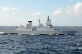 Fregatten/jageren Caio Duilio har vært i drift i om lag ti år. Foto:  Marina Militare