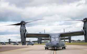 CV-22 Osprey fra 352 Special Operations Wing takser på RAF Mildenhall. Foto: Tech. Sgt. Emerson Nuñez