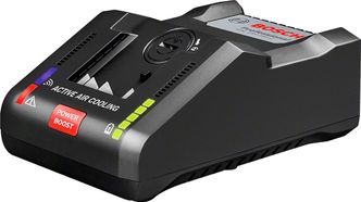 Verdens raskeste: Batteriladere kommer gjerne i skyggen av verktøyene og batteriene. I år introduserte Bosch GAL 18V-160 som presterer en ladestrøm på opptil 16 A. Foto: Bosch
