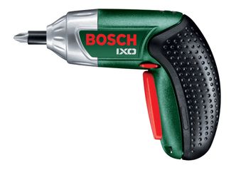 I 2003 kom Bosch med verdens første verktøy med litium-ionbatteri. Den batteridrevne skrumaskinen IXO ble verdens mest populære el-verktøy. Foto: Bosch