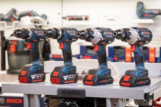 Storselgerne fra Bosch er ulike varianter av 18V-60 og 18V-85-maskinene. Foto:  Delta V