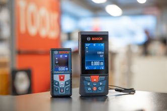 GLM 50C og 120C er de aller mest aktuelle laseravstandsmålerne fra Bosch. Foto: Delta V