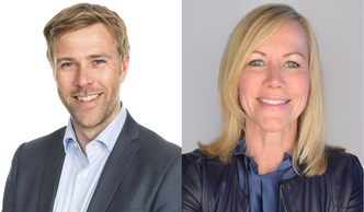 Eldar Lorentzen Lillevik, Partner PwC Norge og Kristine Beitland, Direktør Myndighetskontakt i Microsoft Norge Bilde: PwC / Microsoft
