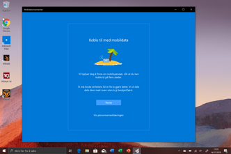 En veileder skal gjøre det enklere å koble Windows-maskinen mot mobilnettet, uten å måtte ta kontakt med operatøren. Skjermbilde: Kurt Lekanger