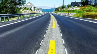 Rv70 inn mot Tingvoll sentrum