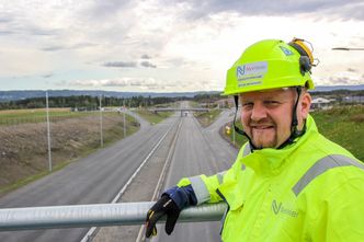 Nye Veiers prosjektdirektør Øivind Moshagen er både stolt og fornøyd. Foto:  Bjørn Olav Amundsen