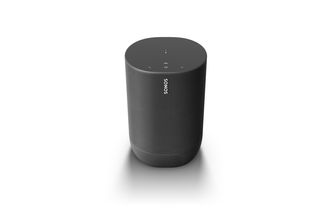 Den nye Sonos-høyttaleren Move er den første høyttaleren deres med både Bluetooth og batteri. Foto:  Sonos