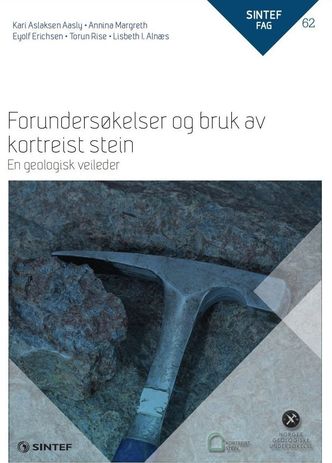Dette 27-siders heftet skal gjøre det lettere å bruke lokal stein til for eksempel veibygging. Foto: Faksimile
