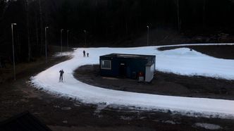 En kunstsnø-trasé på ca. 500 m ved Linderudkollen. Bildet er fra undefined: Vidar Ruud / NTB scanpix