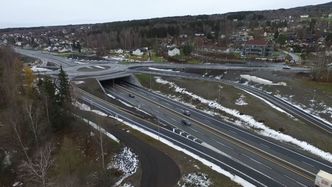 NCC og Statens vegvesen møtes i retten om betaling for bygging av ny riksvei 4 mellom Gran og Jaren. Foto: Statens vegvesen