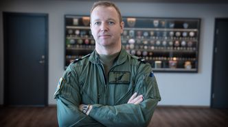 Air commodore Jason Appleton har bakgrunn som helikopterflyger i britiske Royal Air Force. Foto: Eirik Helland Urke