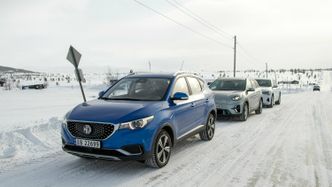 MG ZS EV på fjellet ved Geilo. Foto: Marius Valle