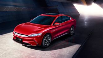 BYD Han kommer på markedet i sommer, og blir første el med Blade Battery-teknologi. Foto:  BYD