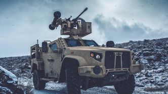 Oshkosh JLTV med Protector RWS og Javelin panservernmissil. Foto:  Oshkosh Defense