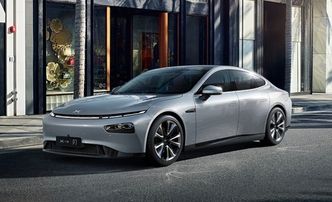 Xpeng P7 lanseres i Kina før sommeren. Foto: Xiaopeng Motors