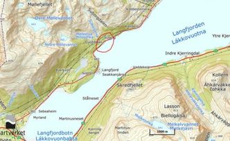 Møllebekk bru ligger ved Langfjorden. Illustrasjon: Troms og Finnmark fylkeskommune