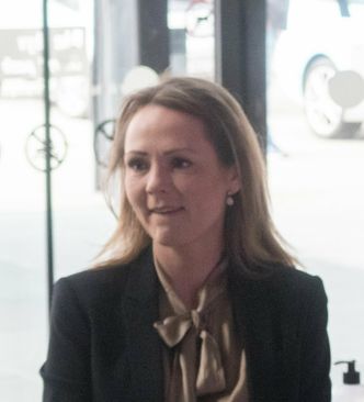 Digitaliseringsminister Linda Hofstad Helleland, her fotografert på Telias 5G-åpning i Lillestrøm onsdag denne uken. Foto: Håvard Fossen