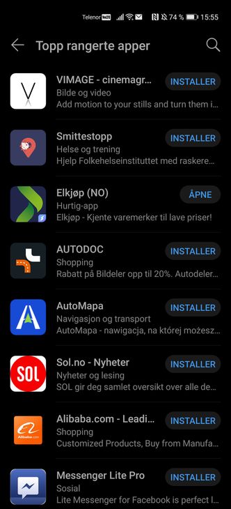 Sakens kjerne: Nå jobber 12 personer i Huawei for å fylle opp AppGallery med viktige norske apper. De er kommet godt i gang. Foto: Odd Richard Valmot
