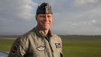 Oberst Øivind Gunnerud, sjef for 132 luftving på Ørland. Foto: Julie Haugen / Forsvaret