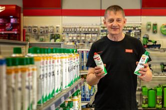 Morten Olafsen med rustløser og kjølespray fra CRC. Foto:  Delta V