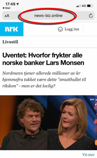 <div class="lazy-load">
<figure class="faktisk-image faktisk-image-right">
<figcaption>På mobiltelefon kan du også enkelt se hvilket domene du er på. Dette er ikke NRK.no.</figcaption>
</figure>
</div>
