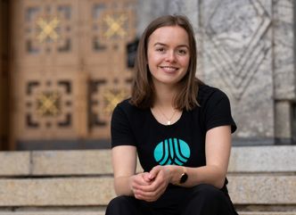Rebekka Lie er leder i Tekna Student. Foto:  Tekna