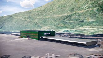 Leirvik og Hydro vil bygge aluminiumsbruer på samlebånd i midlertidig oppsatte fabrikker nær brustedene. De har allerede funnet mulig tomt for bygging av E39-bru over Langenuen. Ill:  Leirvik