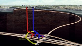 Byggingen av tunneler og veier på og under Kvitsøy ble så kostbart at hele anbudsprosessen i Rogfastprosjektet ble stanset i fjor sommer. Implenia/Stangeland Maskins tilbud på 4,5 milliarder kroner sprengte Vegvesenets budsjettramme med cirka en milliard kroner. Illustrasjon:  Statens vegvesen