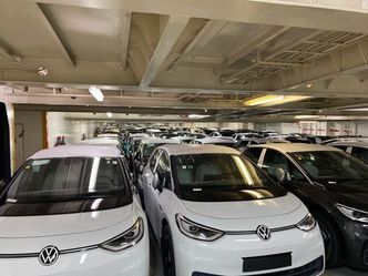 De første ID.3-eksemplarene som ankom Norge. Foto:  Møller