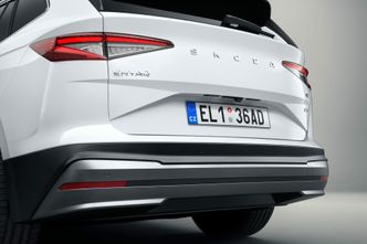 Skoda Enyaq iV kan leveres med hengerfeste. Foto: Skoda Auto