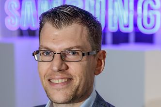 Europasjef: Mark Notton er Samsungs europeiske sjef for telecomprodukter Foto: Sam Frost