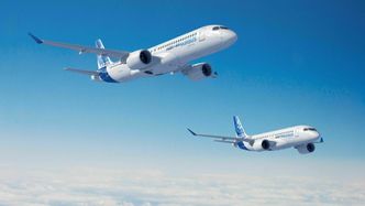 A220-100 og A220-300. Foto: Airbus