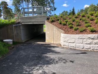 Oppgradert og utvidet undergang. Foto:  Statens vegvesen