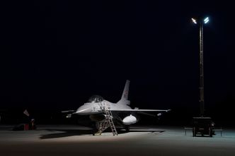 F-16 på Rygge i september.  Foto:  Torbjørn Kjosvold / Forsvaret
