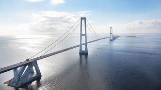 Store Bælt-broen, Danmark.