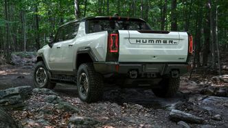 Hummer EV skal være spesielt god på terrengkjøring. Foto: GMC