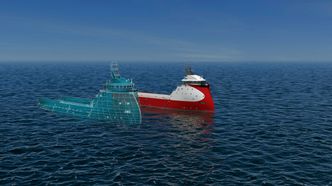 – Målet er at systemet ikke ser forskjell på å være koblet på om bord og å være koblet på den digitale tvillingen, sier Odd Charles Hestnes i DNV GL. Bilde: DNV GL
