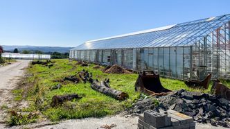 Glasset ble demontert fra aluminiumskonstruksjonen og levert til Glava Isolasjon i Stjørdal.