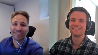 Håvard Wiik (t.v.) og Erik Tallang i Computas