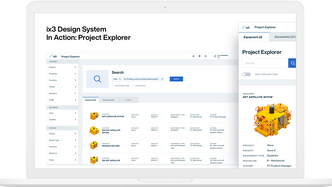 Designsystemet har svært mange elementer, alle lett tilgjengelig for utviklerne og bidrar til en mer konsistent brukeropplevelse.