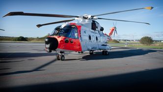 AW101-612 Sar Queen ble satt i drift på 330 skvadrons hovedbase på Sola 1. september 2020. Foto: Eirik Helland Urke